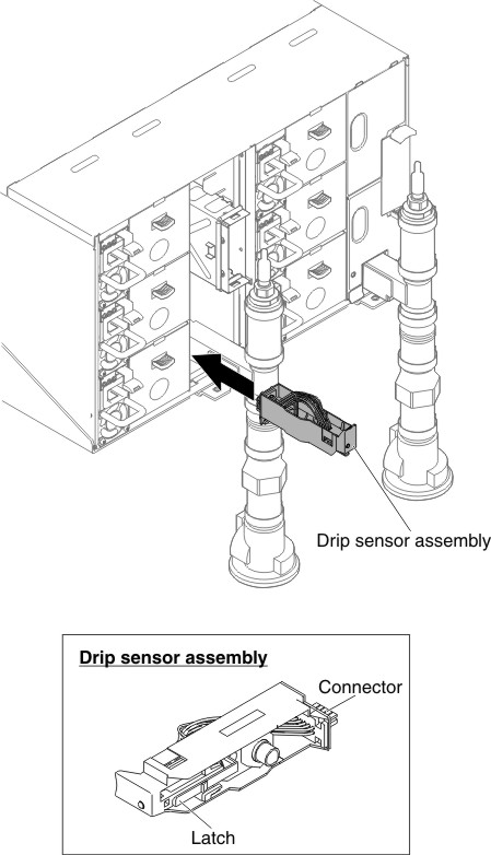 Drip sensor assembly installation